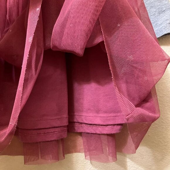 Tu Kids Peppa Pig Girls Long Sleeve Lined Tulle Skirt Dress Size 1.5-2 Years - Picture 4 of 7
